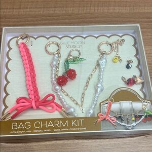 Blue Moon Studio Pink Braided Tassel Bag Charm Kit